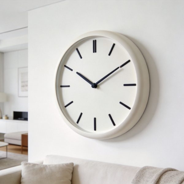 Minimalist Round Wall Clock