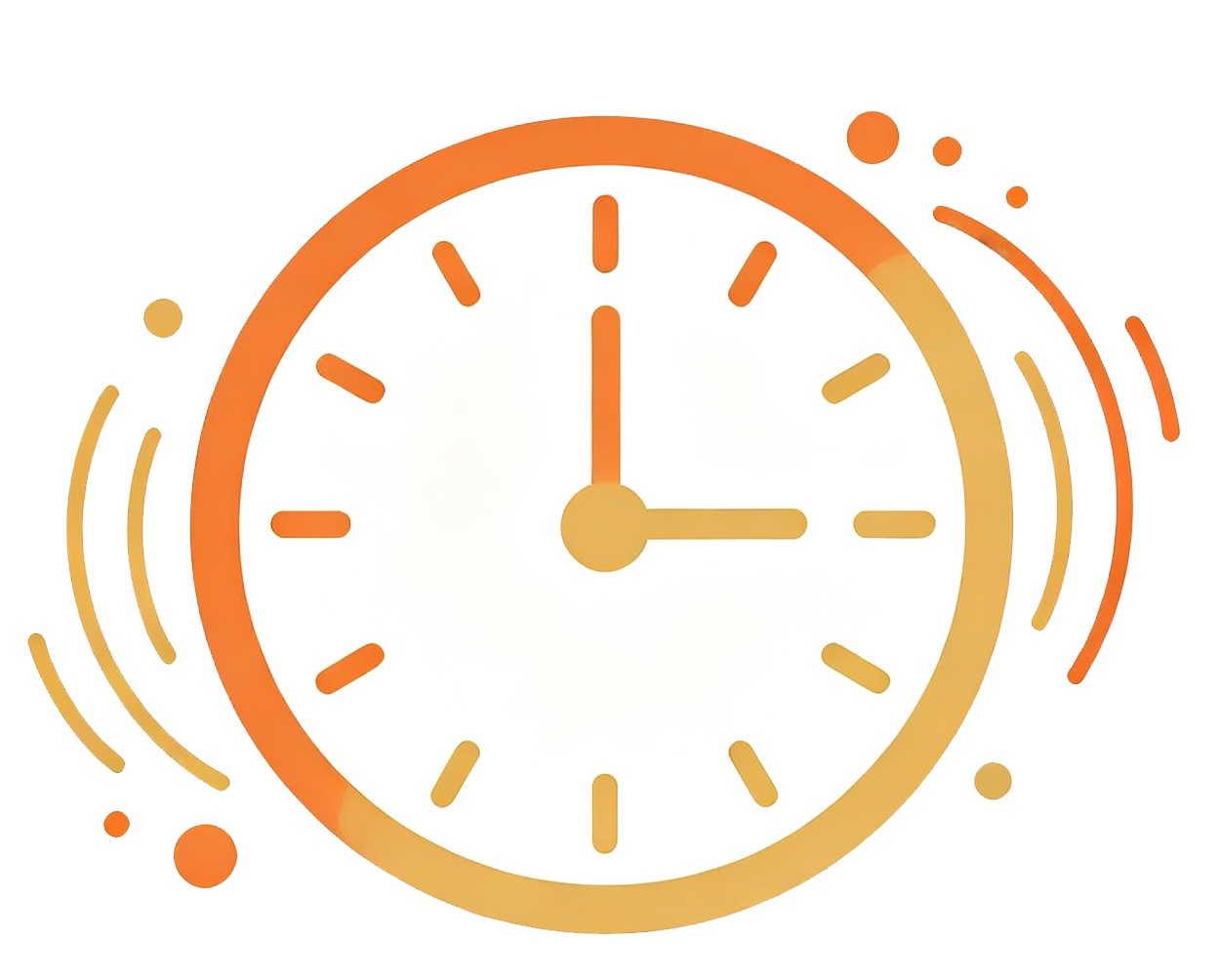 A wall clock can brighten up an entire space.